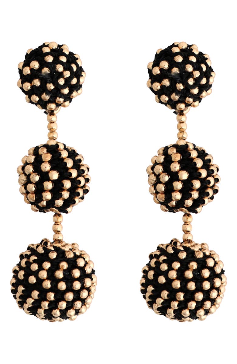 Panacea Beaded Ball Drop Earrings, Main, color, 