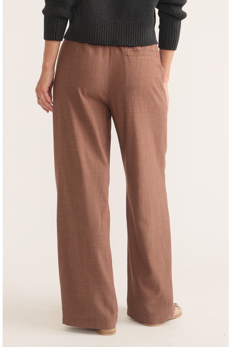 Allison Wide Leg Tencel® Lyocell Pants, Alternate, color, PINECONE