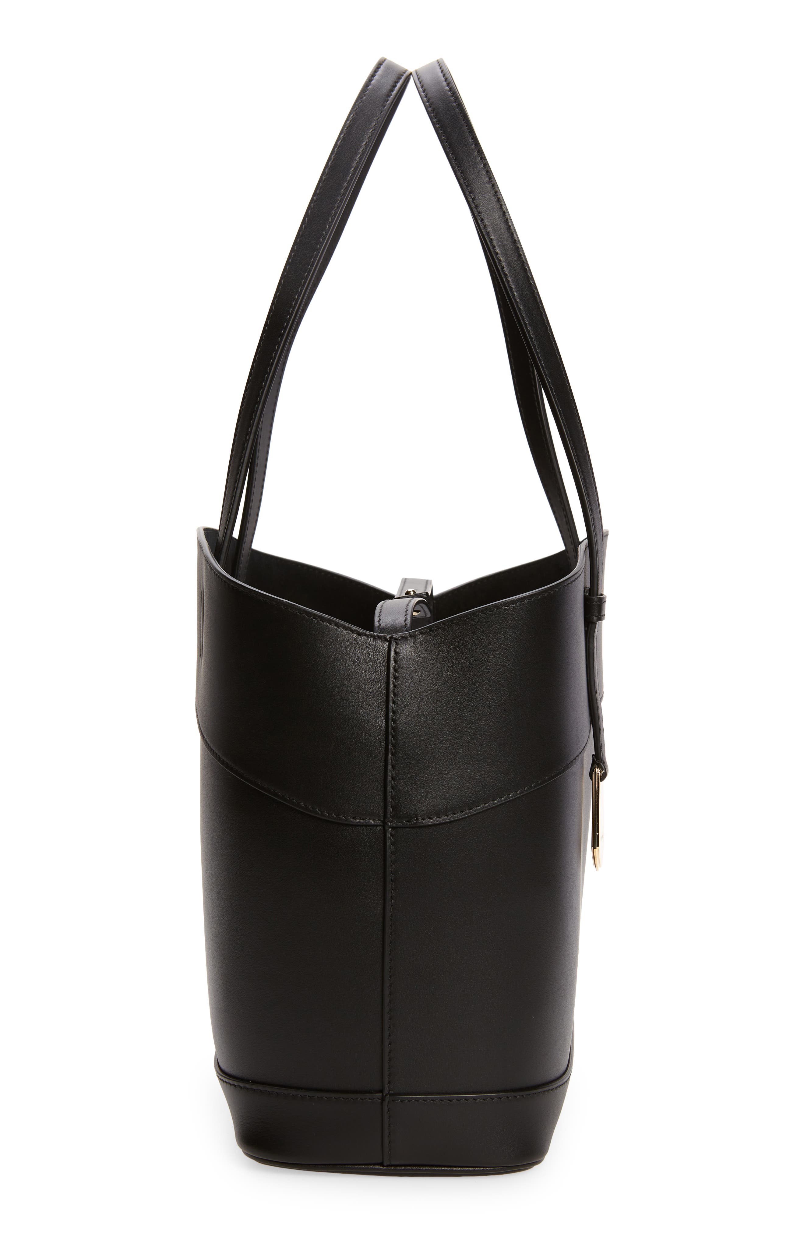 FERRAGAMO Charming Small Leather Tote, Alternate, color, 