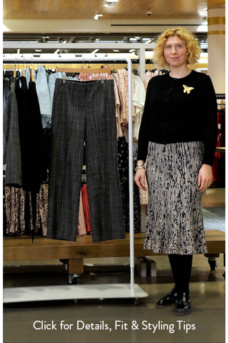 Crosshatch Wool Blend Pants video