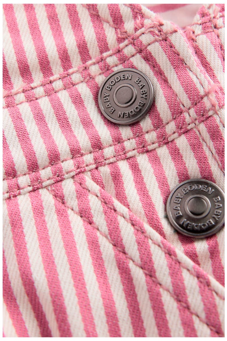 Kids' Stripe Overalls, Alternate, color, PINK STRIPE