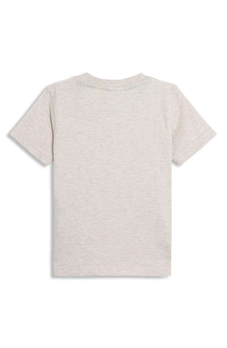 JOJO MAMAN BEBE Giraffe Appliqué T-Shirt & Shorts Set, Alternate, color, Natural