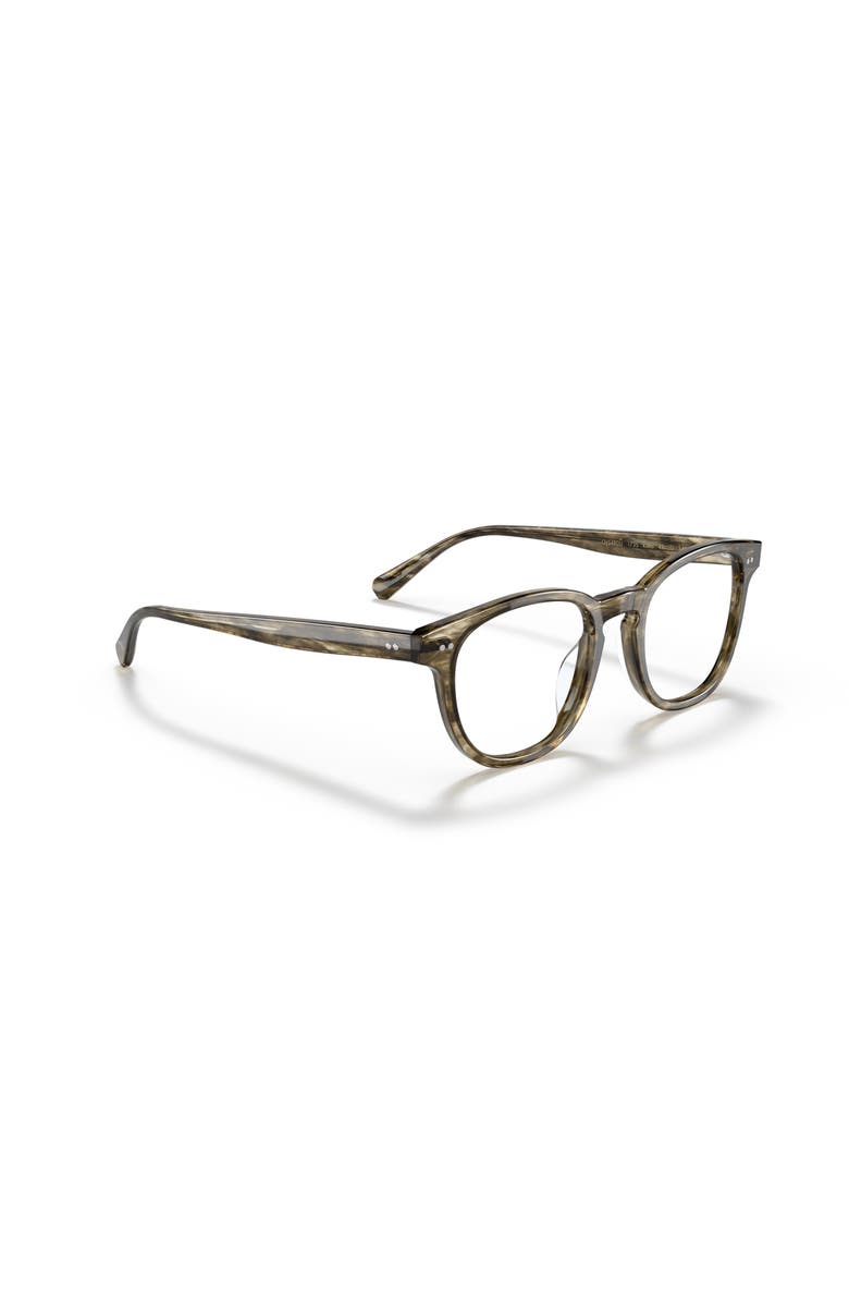 Oliver Peoples 48mm Rectangle optical glasses, Alternate, color, Green