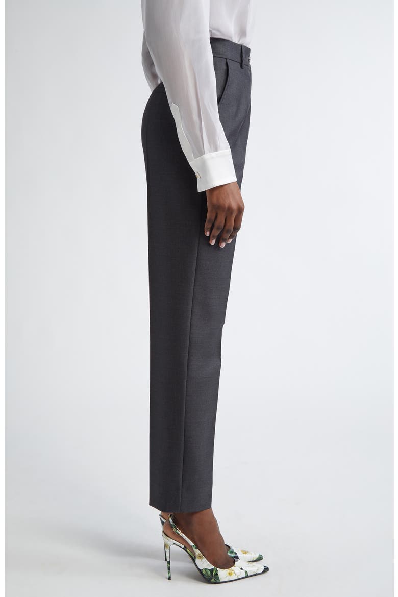 Tailored Virgin Wool Pants, Alternate, color, S8290 MELANGE GRIGI