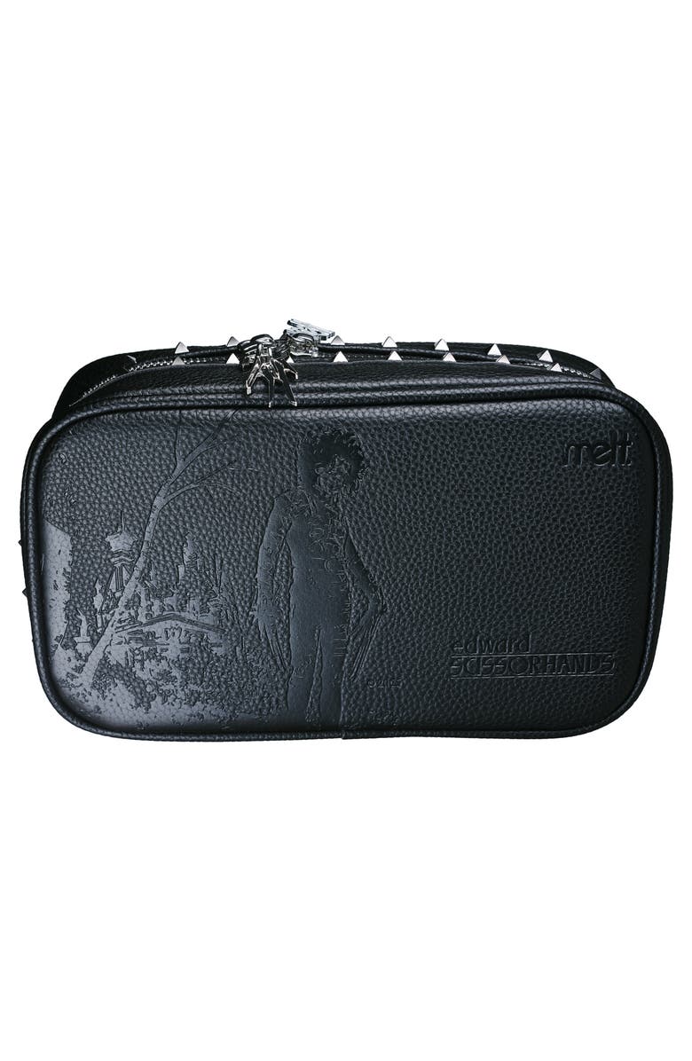 Melt Cosmetics x 'Edward Scissorhands' Hold Me Makeup Bag, Alternate, color,