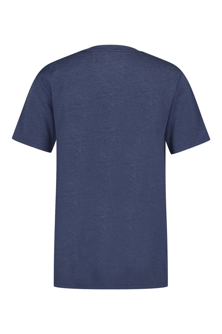 Kids' Football Bear Graphic T-Shirt, Alternate, color, DARK DENIM HTHR
