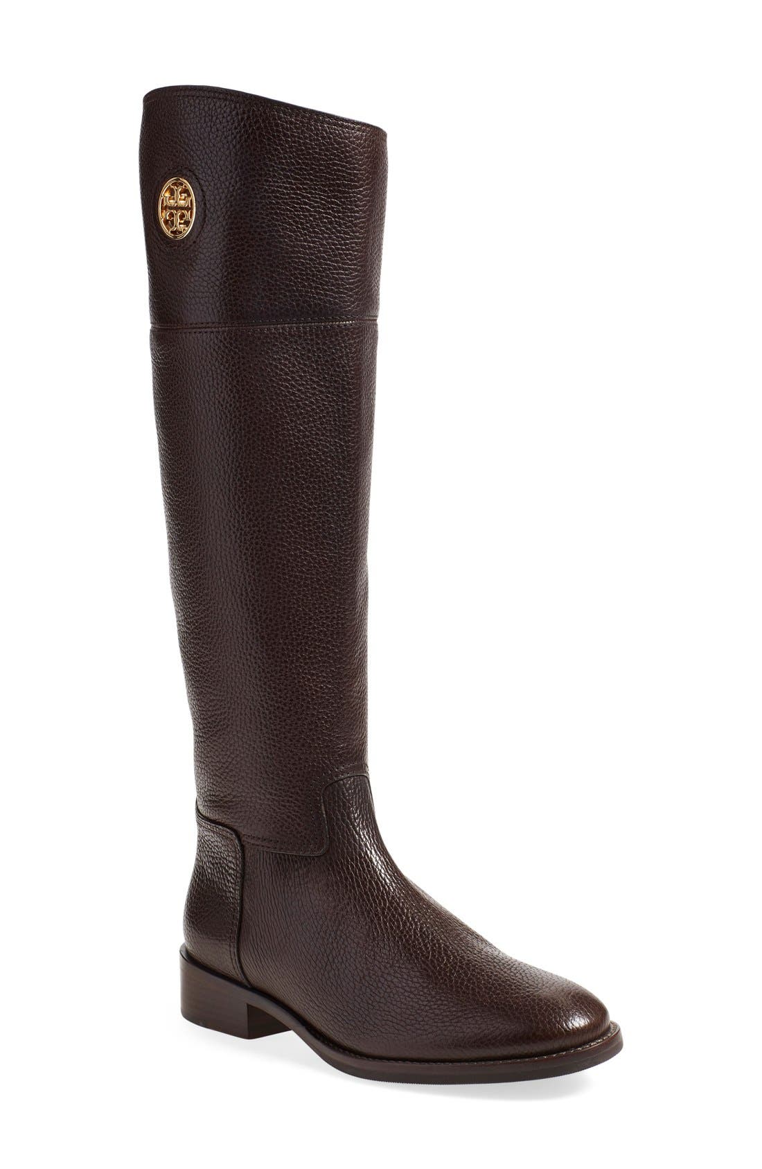 'Junction' Riding Boot, Main, color, COCONUT BROWN LEATHER