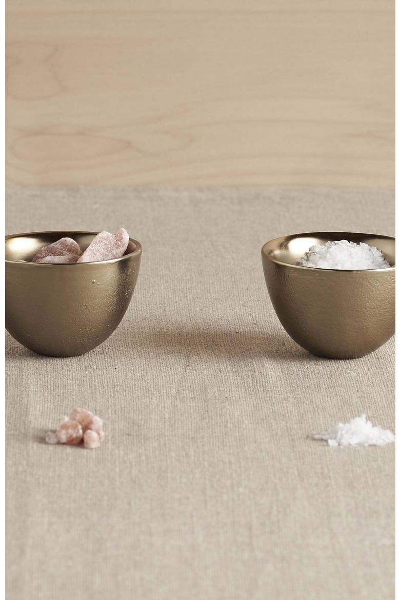 Stinson Antique Brass Pinch Bowls - Set of 2, Main, color, Gold