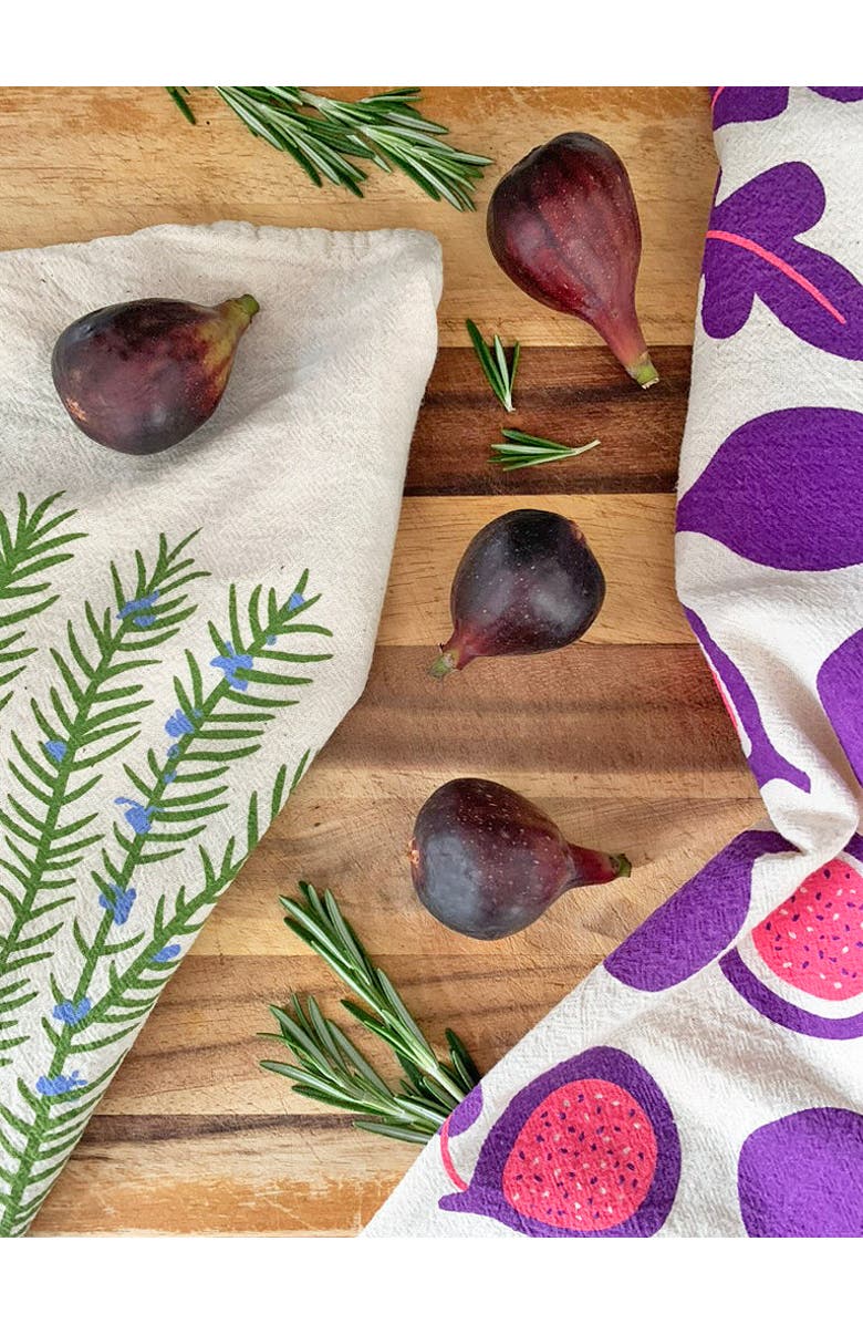 The Neighborgoods Rosemary + Figs - Dish Towel Set of 2, Alternate, color, NO COLOR