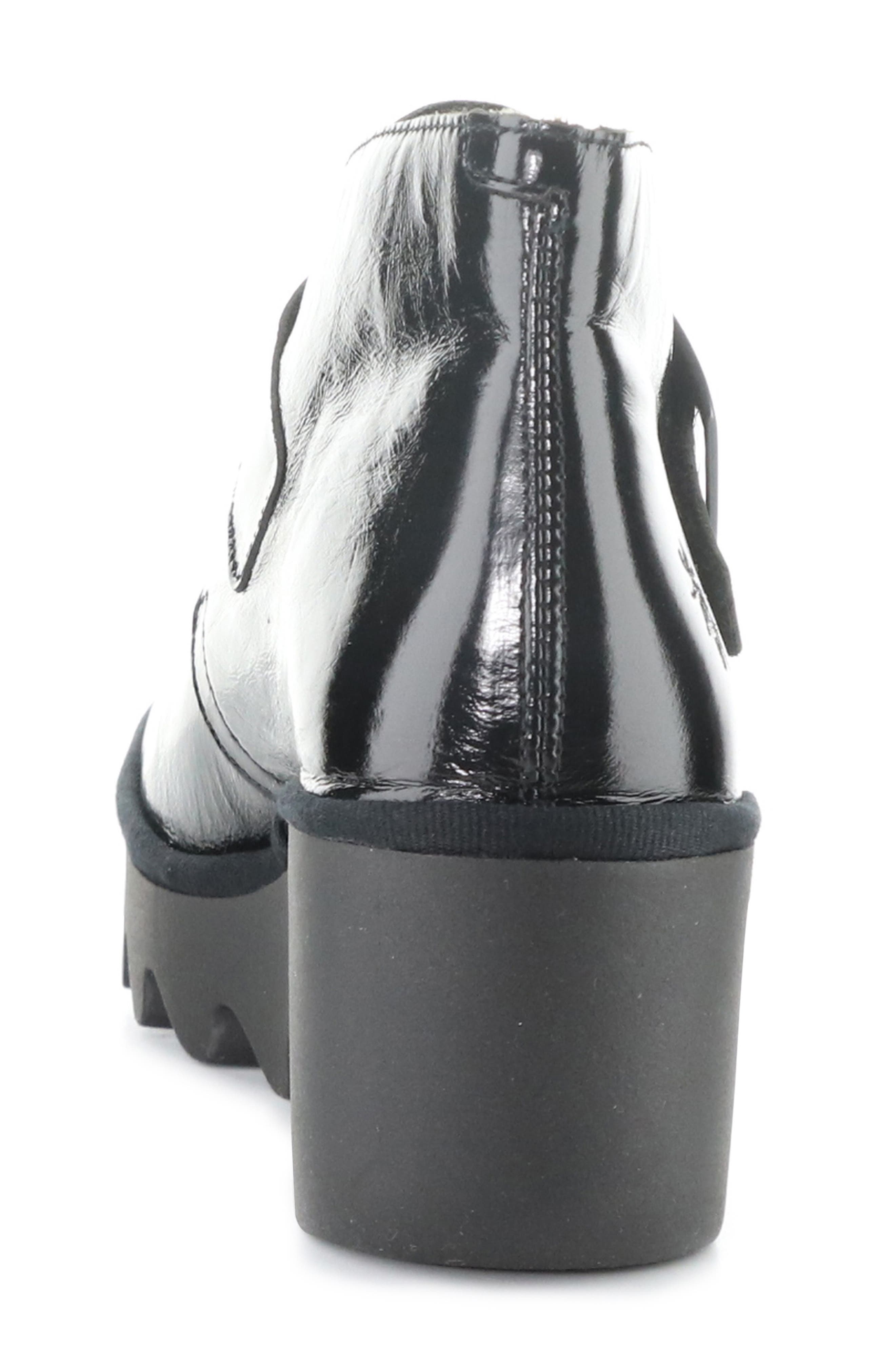 Fly London Birt Wedge Bootie, Alternate, color, 011 Black