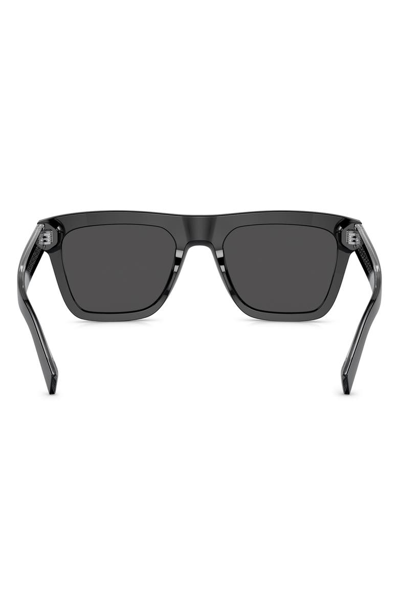 Dolce&Gabbana 52mm Square Sunglasses, Alternate, color, Black
