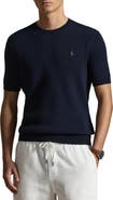 Polo Ralph Lauren Ribbed Cotton Short Sleeve Sweater