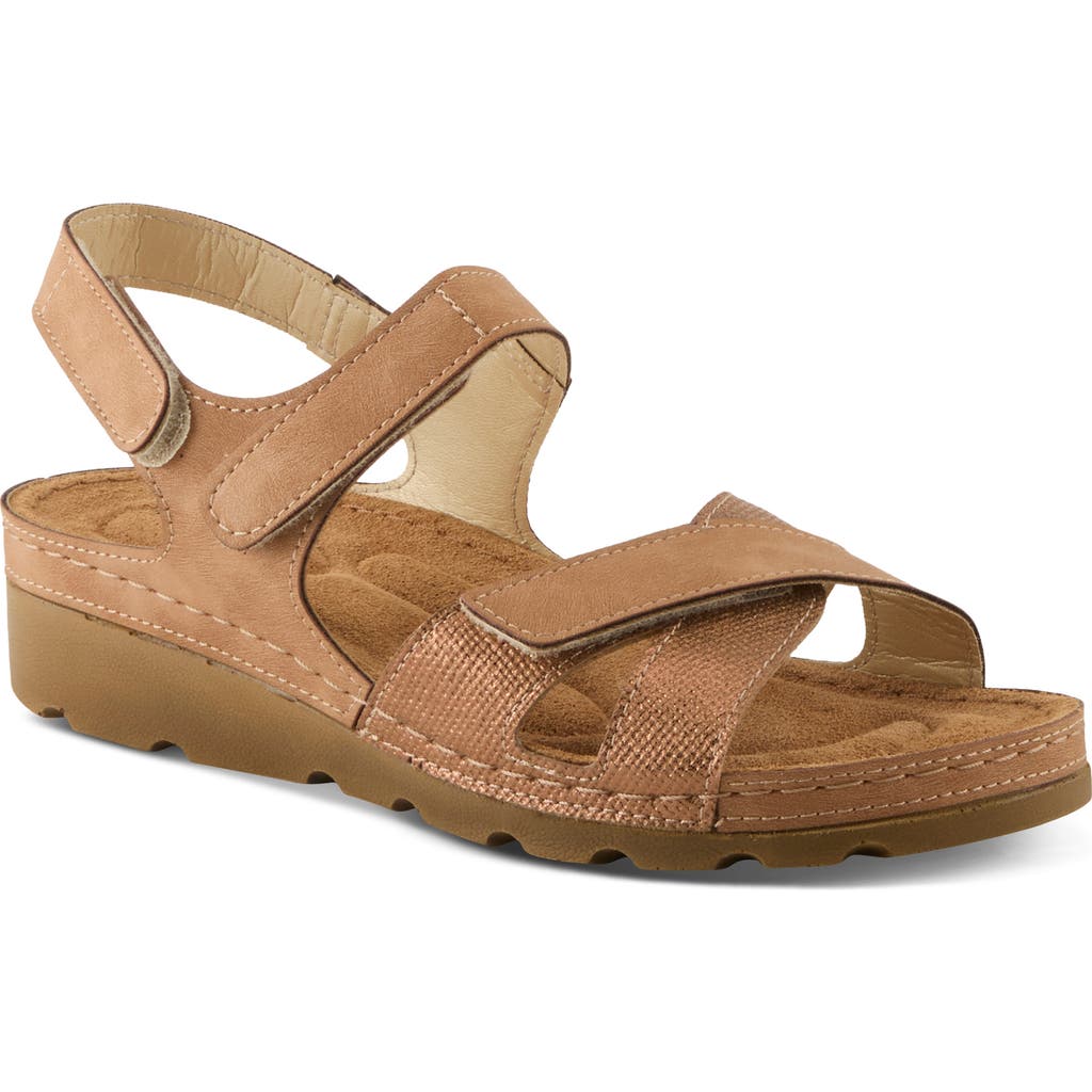 Flexus By Spring Step Orwell Sandal In Bronze