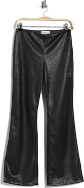 Princess Polly Azria Faux Leather Flared Pants