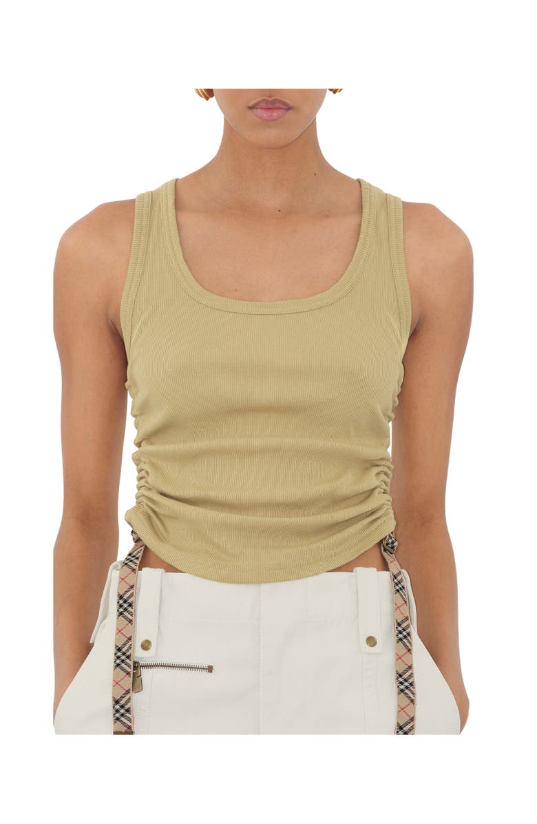 Burberry Festival Cotton Blend Tank Top, Alternate, color,
