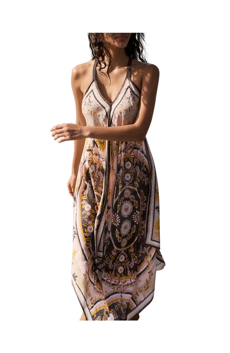 MINT VELVET Desert Bloom Handkerchief Maxi Dress, Alternate, color, 