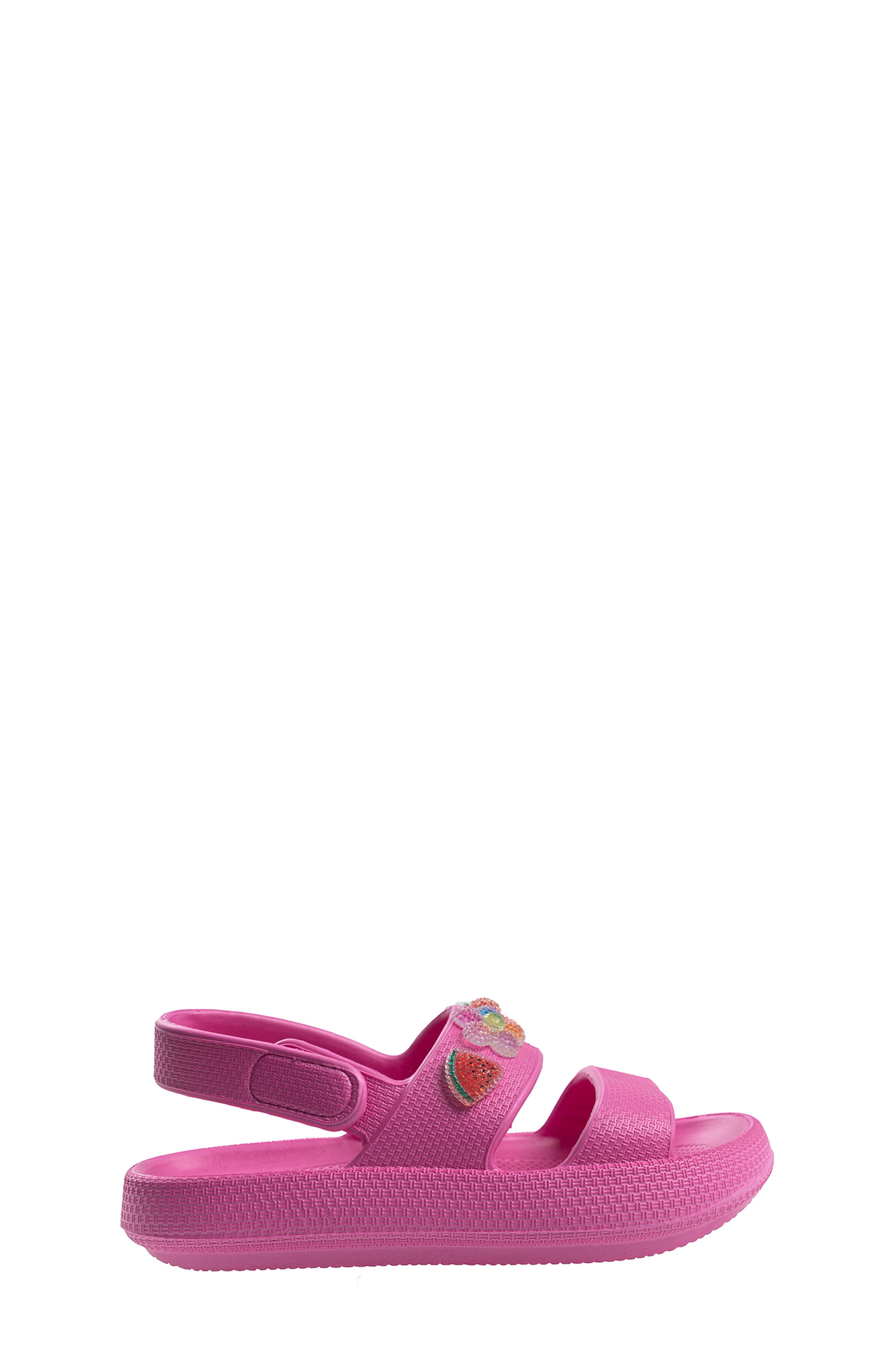 Kids' Azalea Sandal, Alternate, color, FUCHSIA