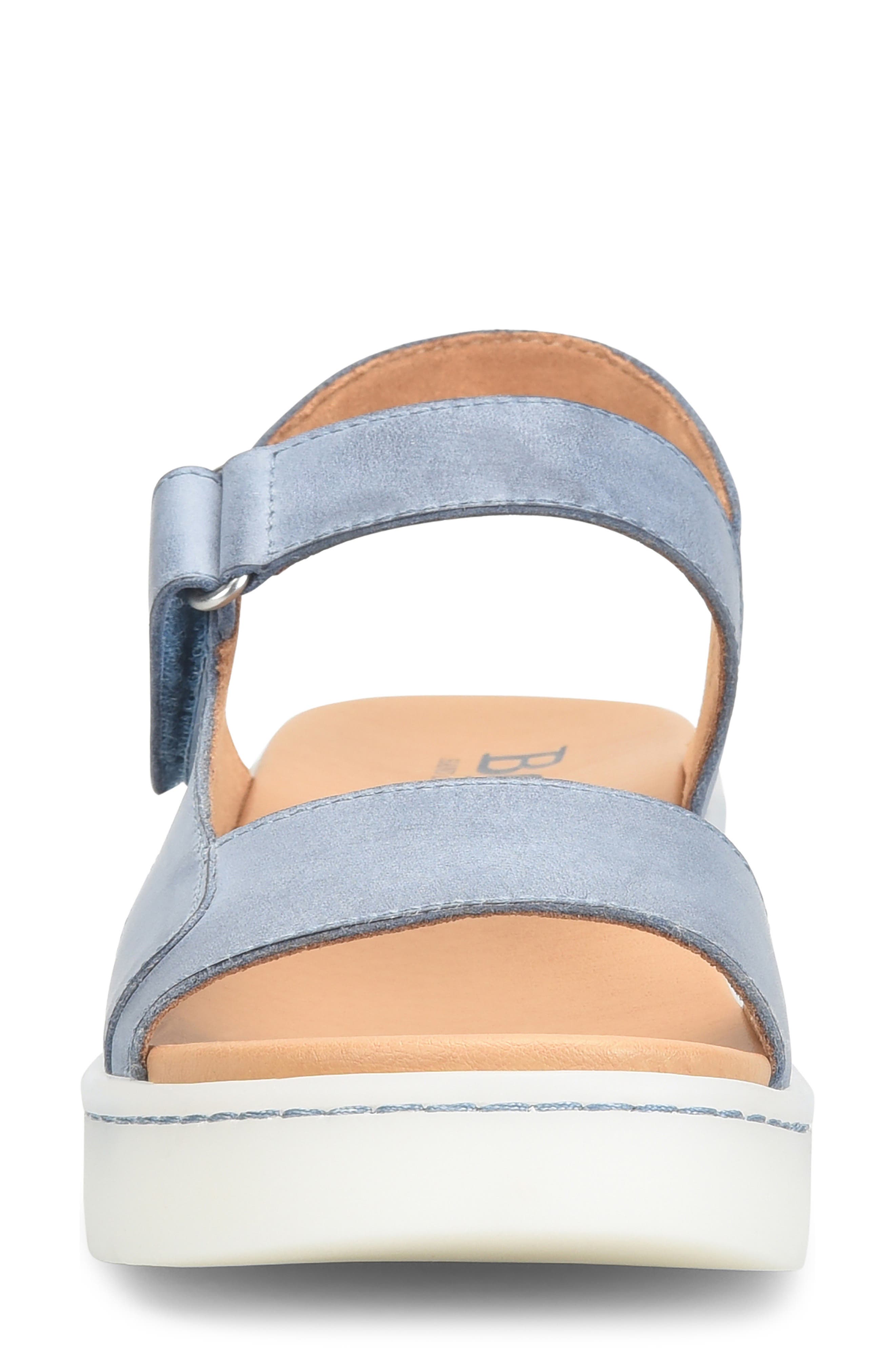 Børn Kit Platform Sandal, Alternate, color, Navy Leather