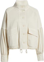 Treasure & Bond Blouson Twill Utility Jacket