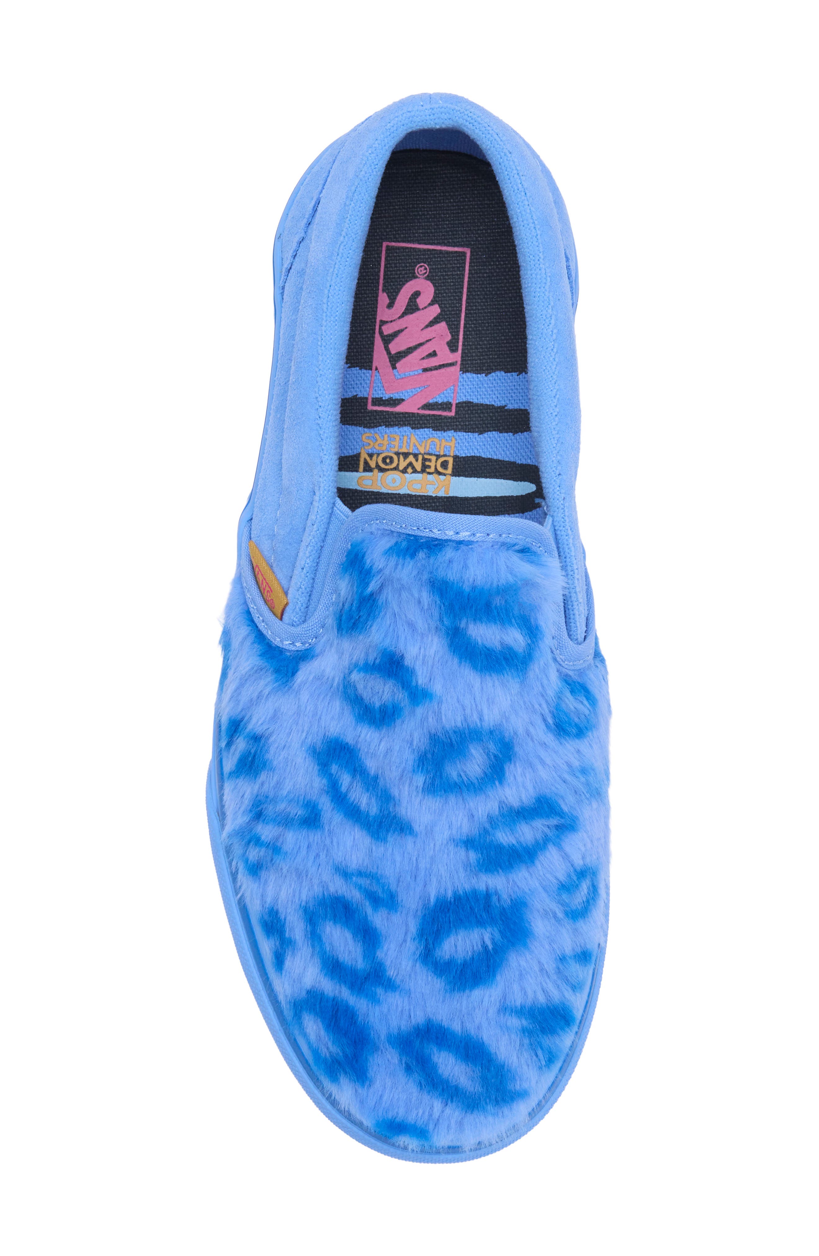 Kids' K Pop Demon Hunters Derpy Slip-On Sneaker, Alternate, color, BLUE