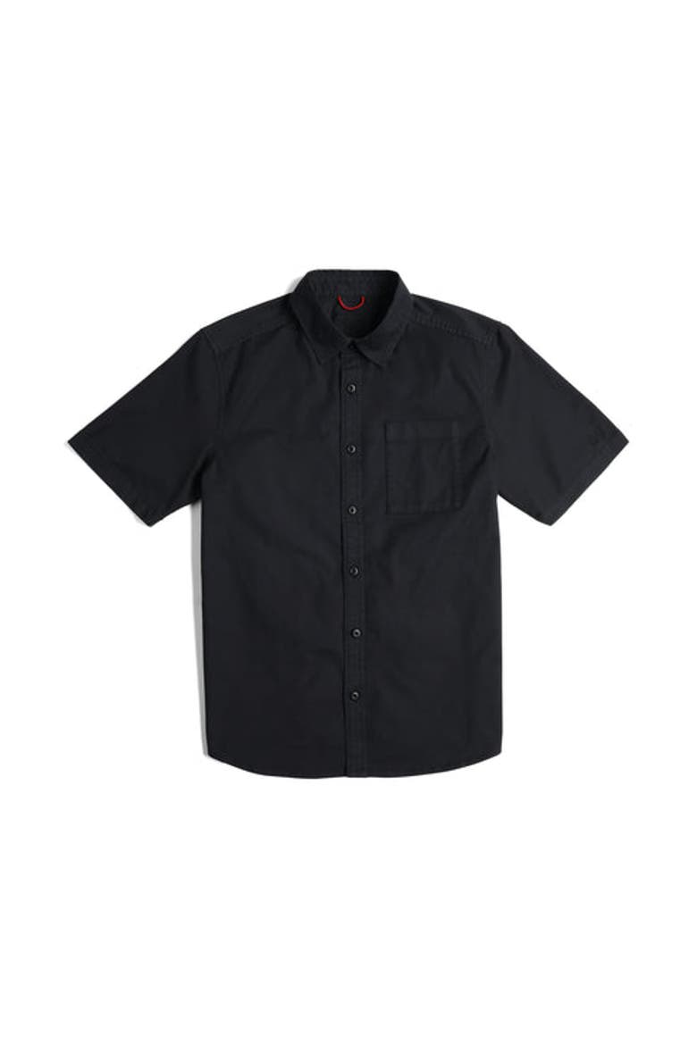 Men's Short Sleeve Desert Shirt, Main, color, Black