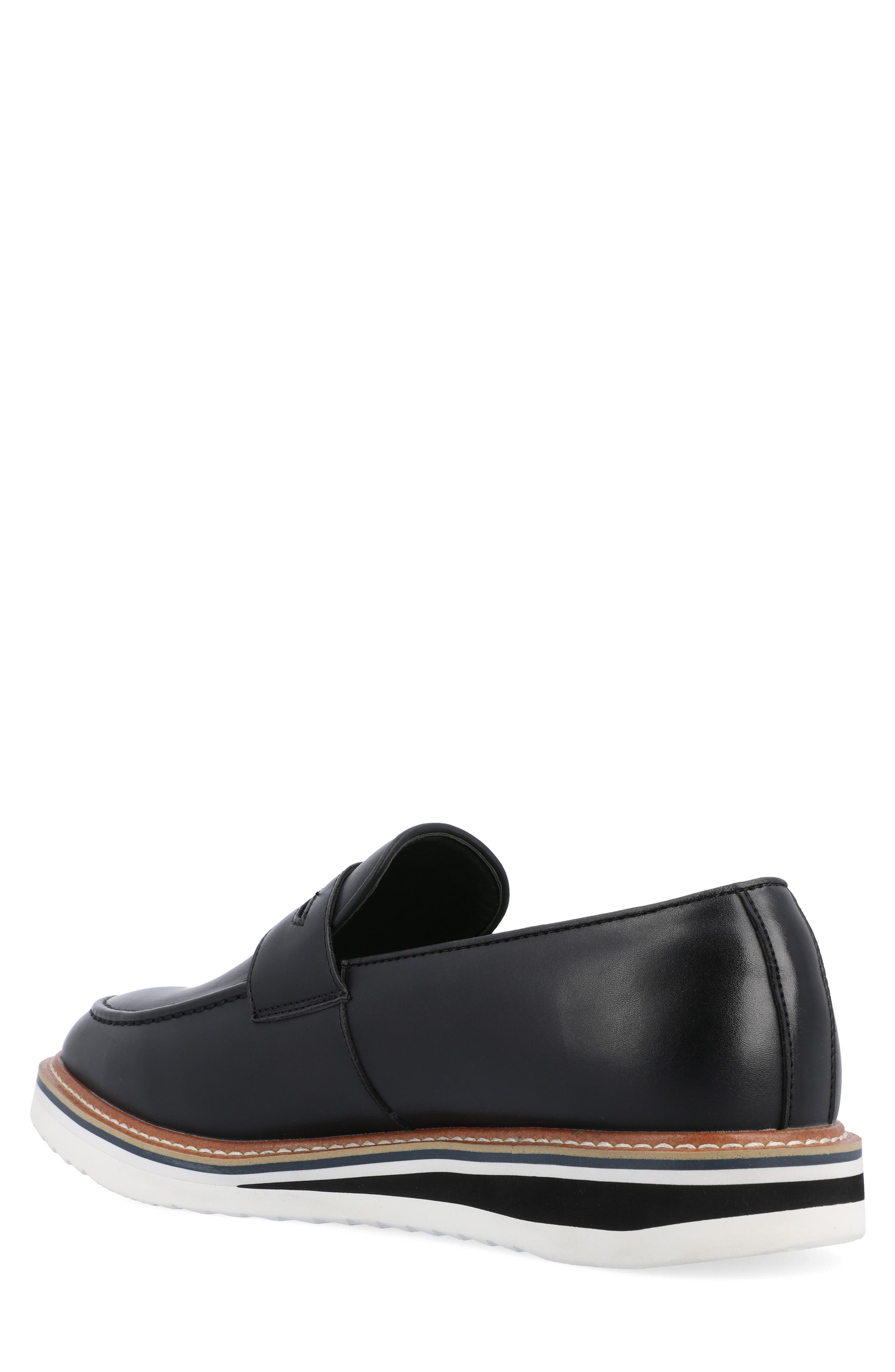 VANCE CO Albert Vegan Leather Penny Loafer, Alternate, color, 