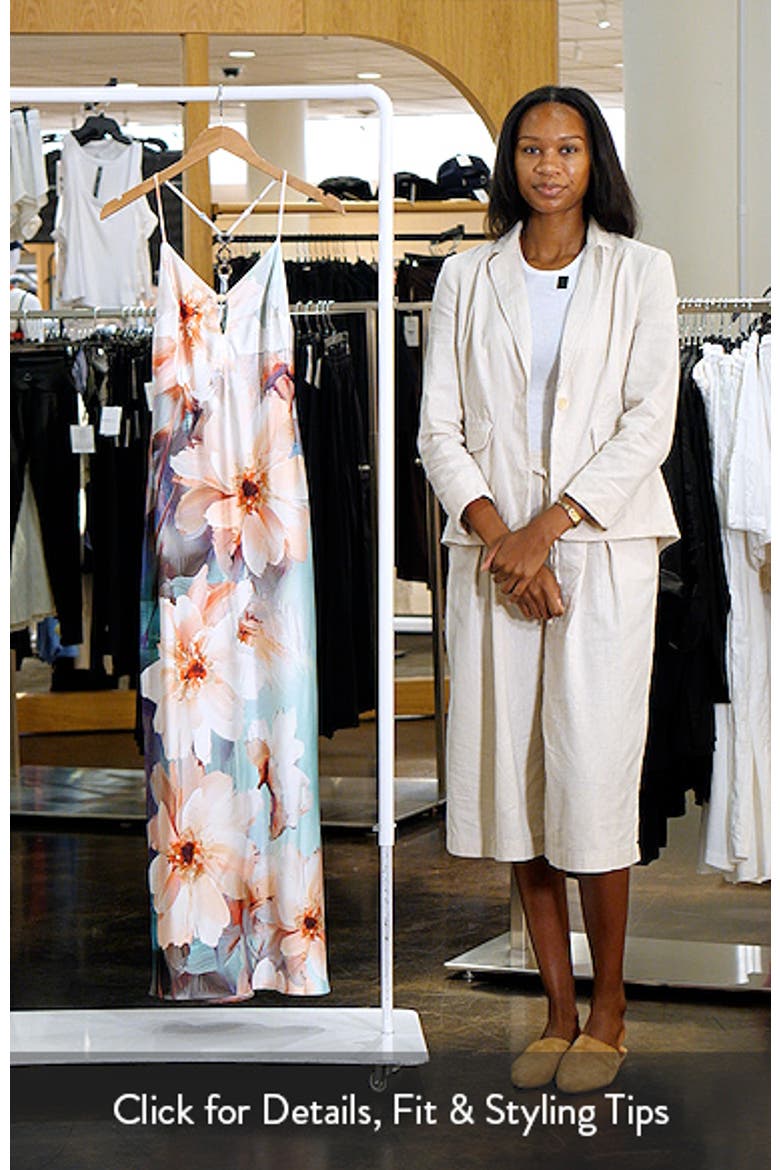 Gilette Floral Column Maxi Dress video