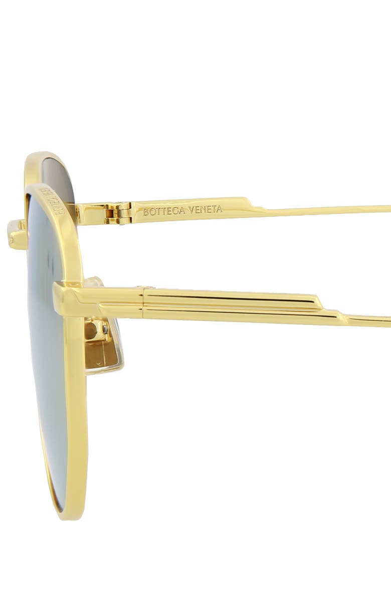 Bottega Veneta 53mm Round Sunglasses, Alternate, color, 