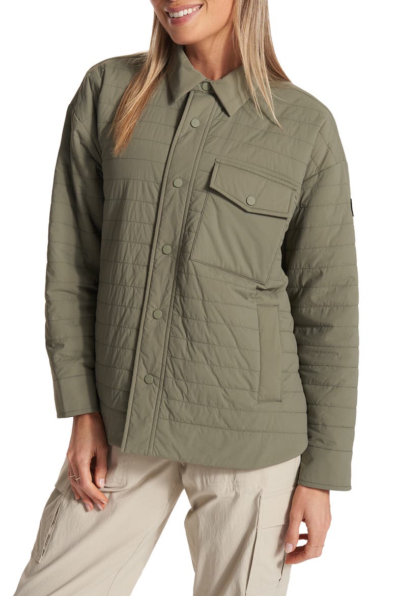 Canyon Insulated Shirt Jacket, Main, color, PISTACHIO