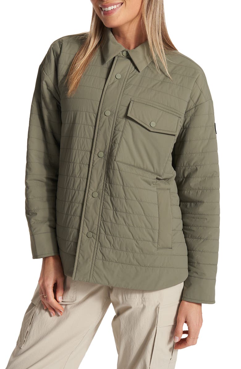 Vuori Canyon Insulated Shirt Jacket, Main, color, Pistachio