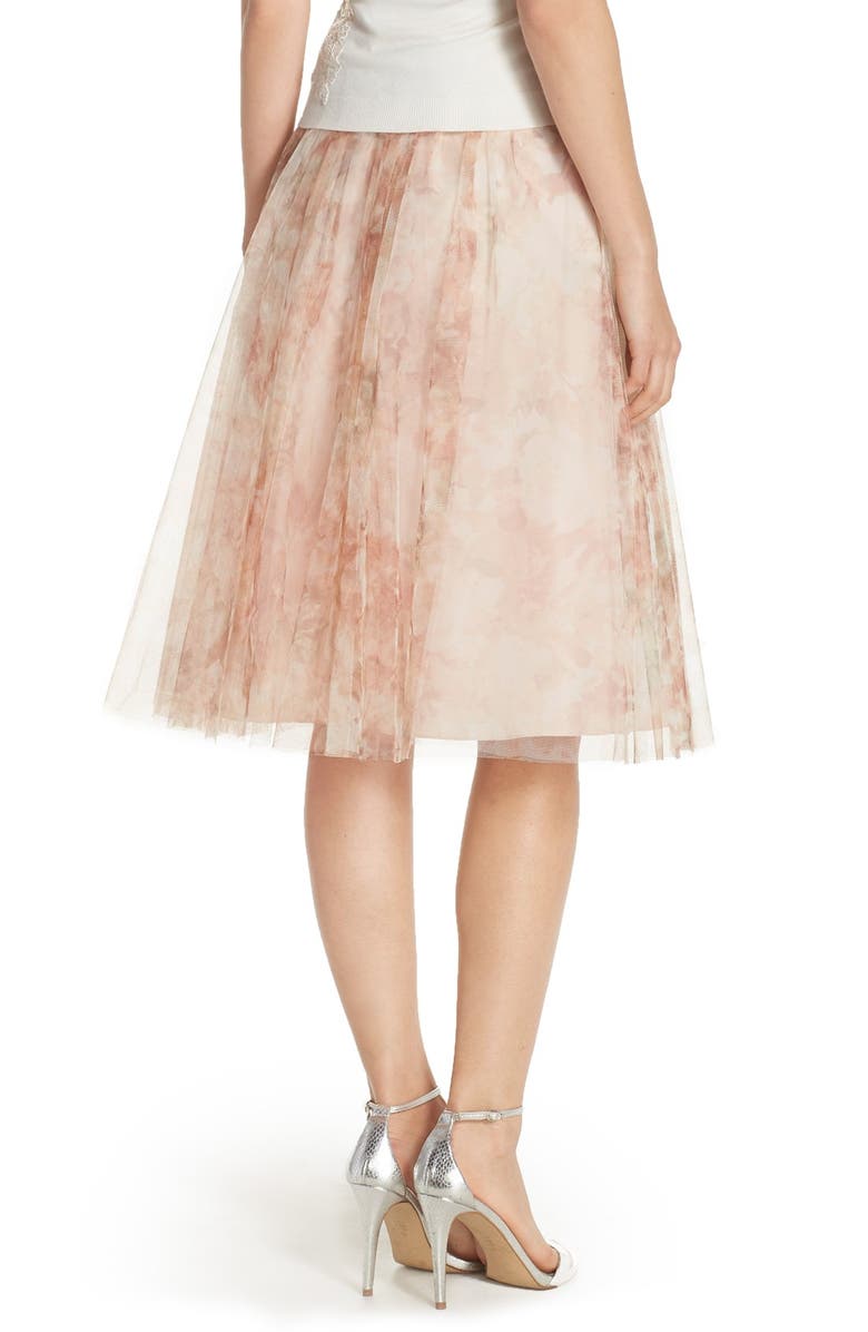 Jenny Yoo Lucy Print Tulle Skirt, Alternate, color,