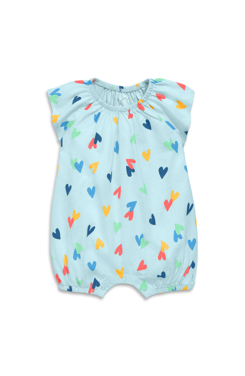 Primary Baby Flutter Sleeve Shortie In Confetti Hearts, Alternate, color, 