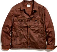 Billy Reid Waxed Herringbone Members Jacket