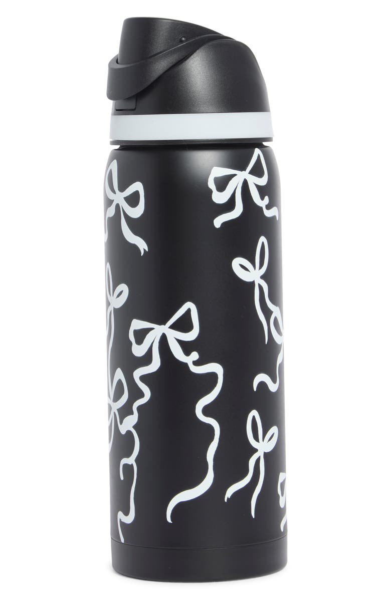 ORLY 32oz. Insulated Stainless Steel Water Bottle, Main, color, Black/ White
