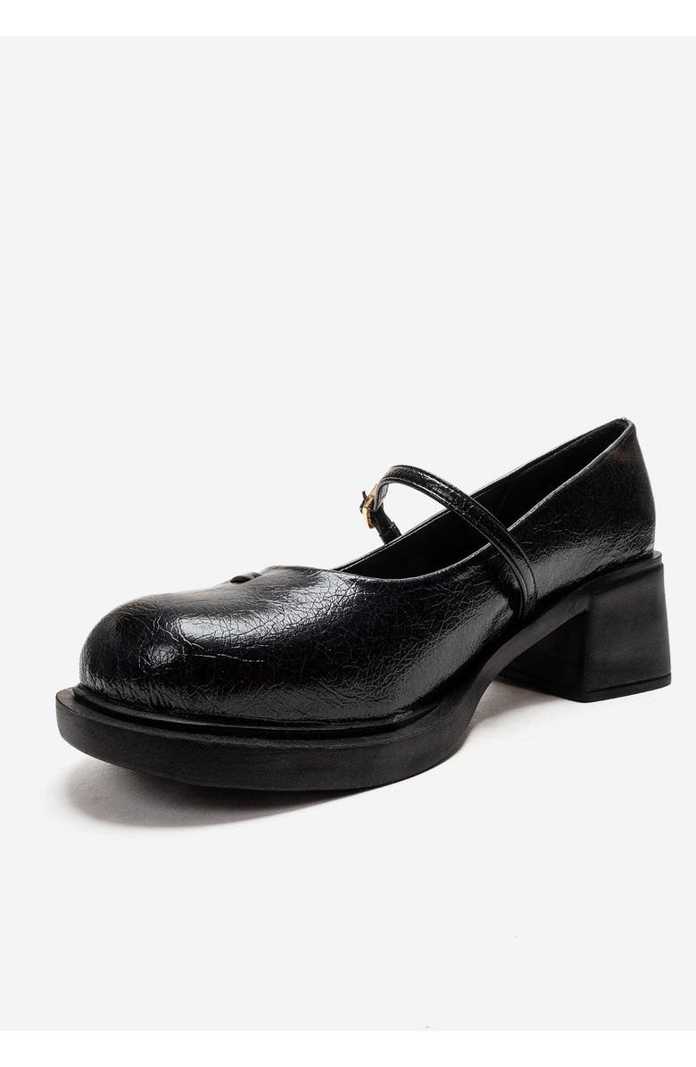 Prologue Shoes Luanda Block Heel Mary Jane Shoes, Alternate, color, Black