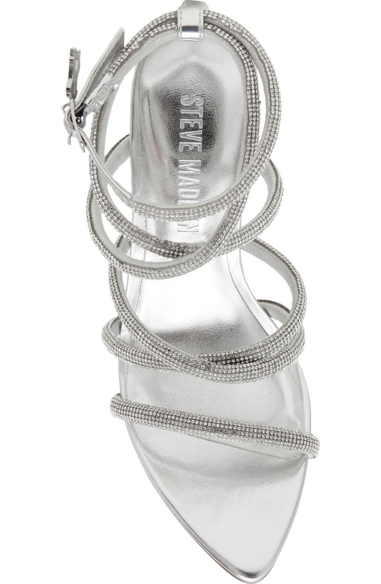 Steve Madden Sky Ankle Strap Pointed Toe Sandal, Alternate, color,