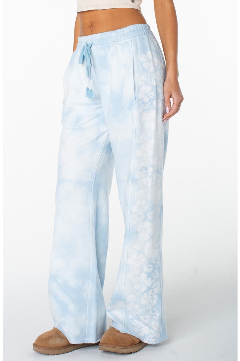 Fringing Reefs Drawstring Pants, Alternate, color, CERULEAN