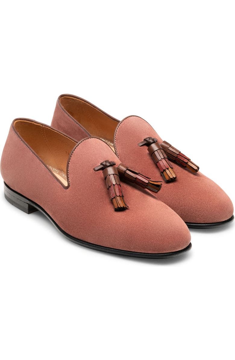 Magnanni Valentina Loafer, Main, color, Pink Suede