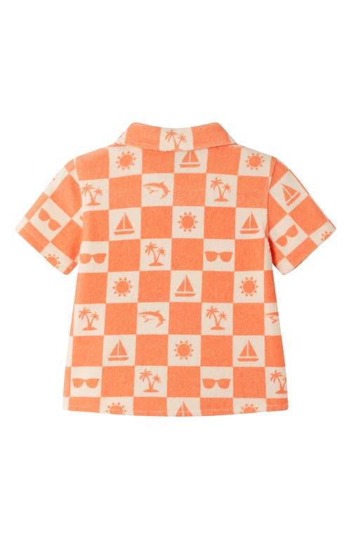Andy & Evan Button-up Shirt & Shorts Set