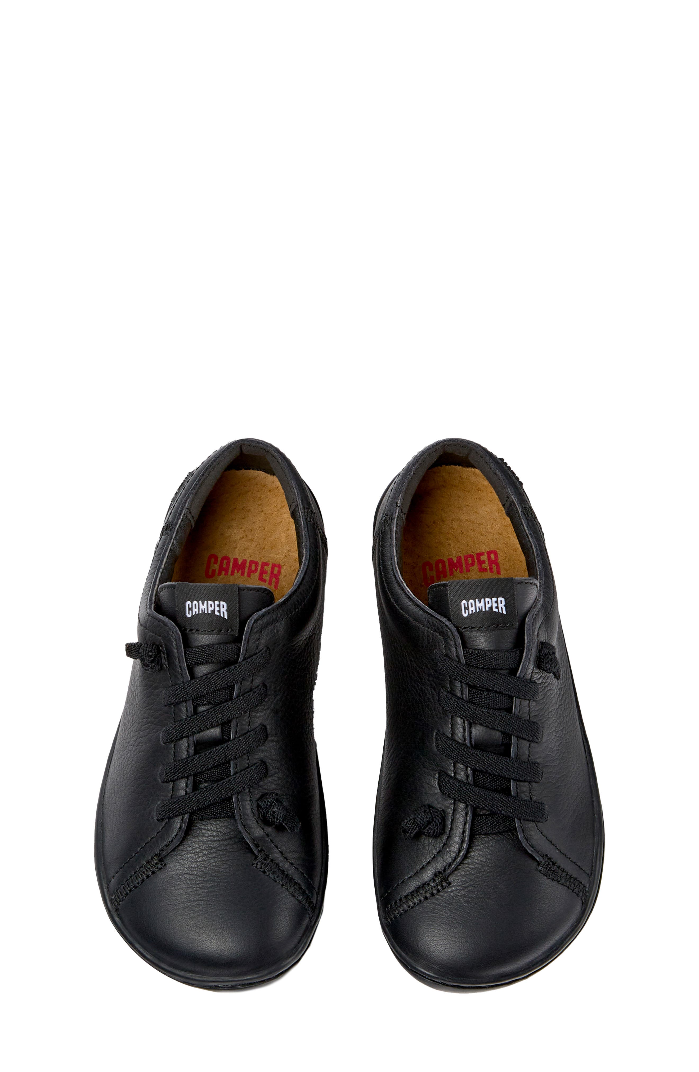 Camper Kids' Peu Cami Sneaker, Alternate, color, Black