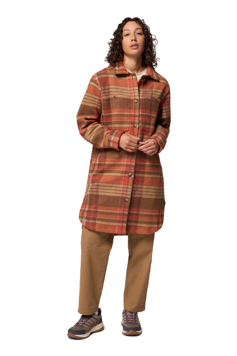 Wildest Venture™ Fleece Coat, Alternate, color, TOBACCO VAGABOND PLAID