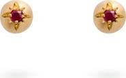 Eloise Jewelry Moon Earrings Ruby
