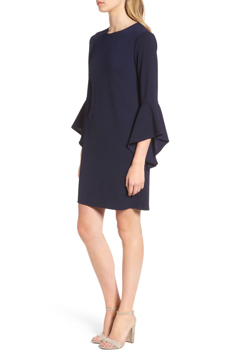 One Clothing Bell Sleeve Shift Dress, Alternate, color, 