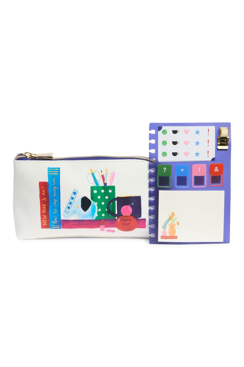 Desk Graphic Planner Pouch, Alternate, color, MULTI