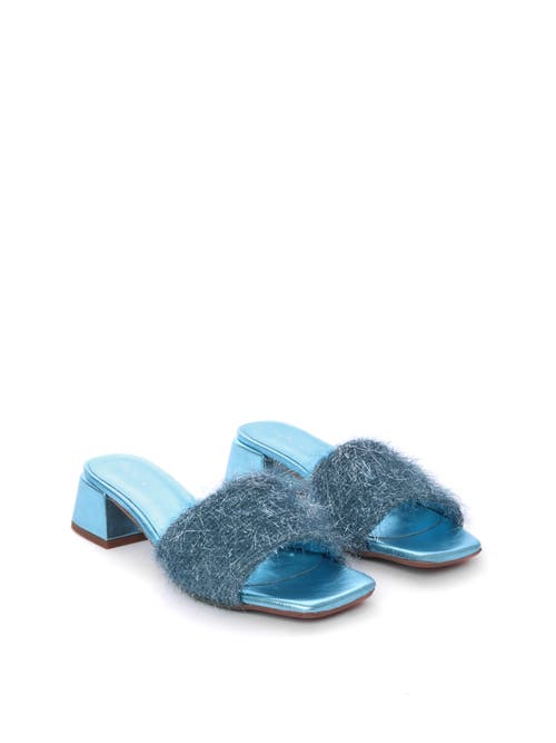 Maguire Merida Sandal In Metallic Turquoise  Blue