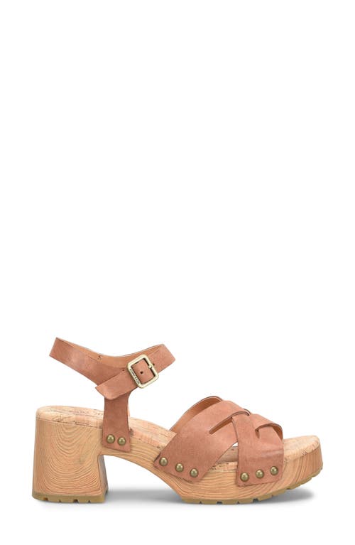 Kork-ease ® Tia Ankle Strap Sandal In Brown F/g