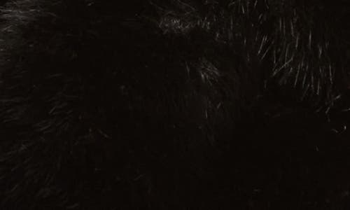 La Fiorentina Faux Fur Muffler Scarf In Black