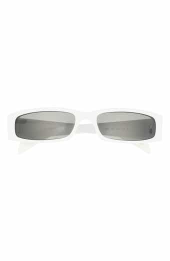 58mm Rectangular Sunglasses