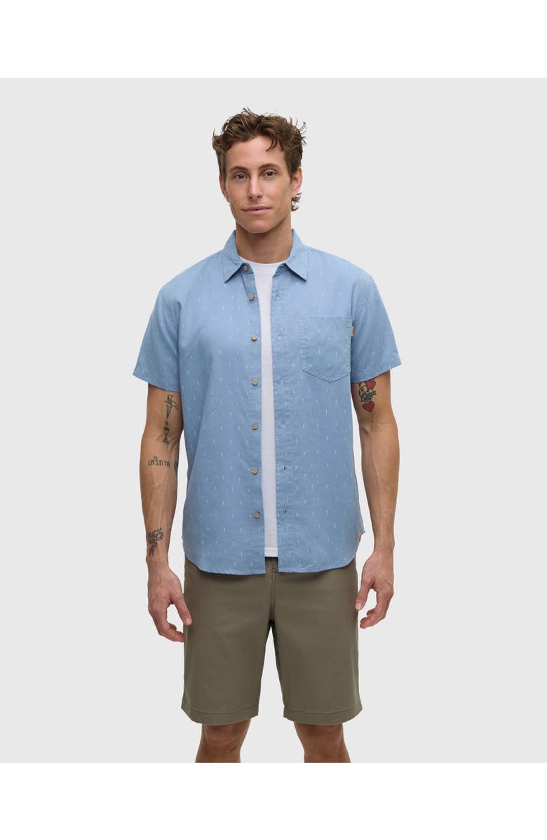 tentree Small Tree Mancos Shirt, Main, color, Lakeside Blue/Small Tree