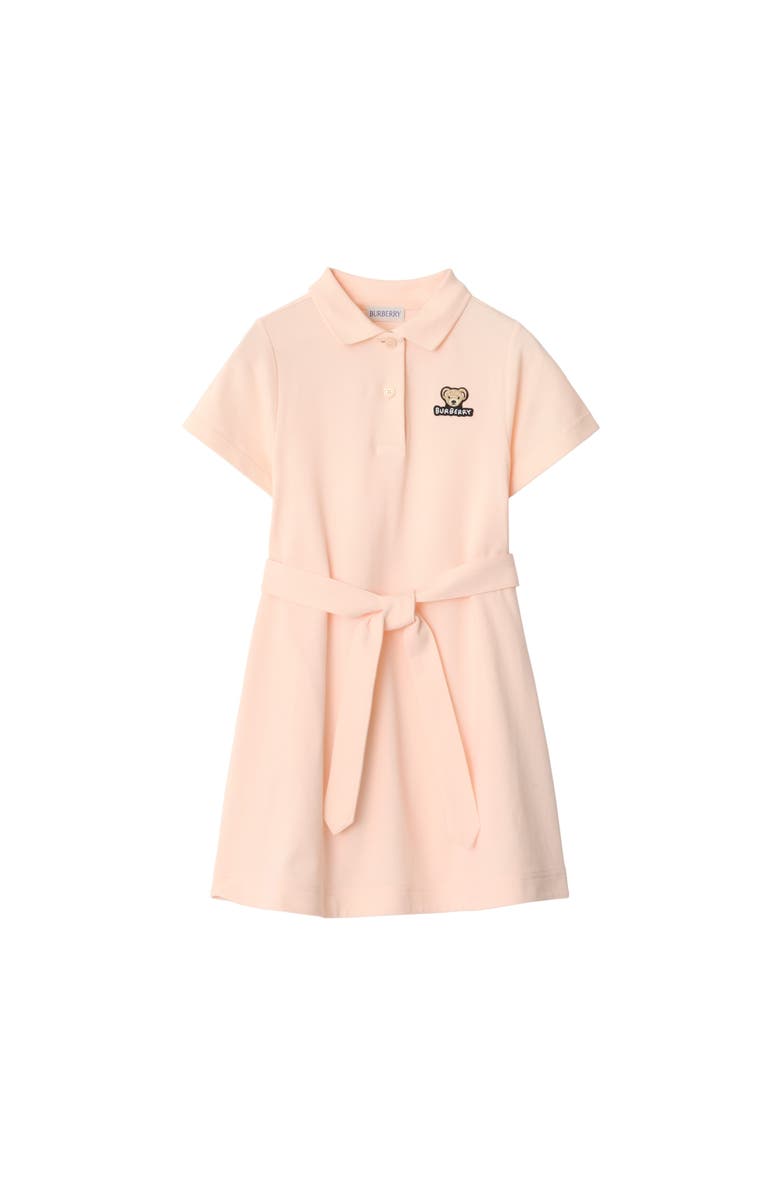 Burberry Cotton Polo Shirt Dress, Main, color, Shell